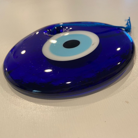 Turkish Evil Eye Glass Wall Hanging or Sun Catcher - Picture 6 of 6